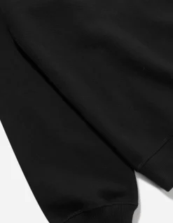 Crew Sweats*Maharishi 7011 Miltype Embroidered Crew Sweat · Organic Cotton Black