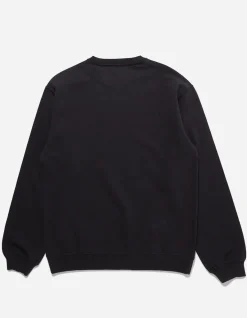 Crew Sweats*Maharishi 7011 Miltype Embroidered Crew Sweat · Organic Cotton Navy