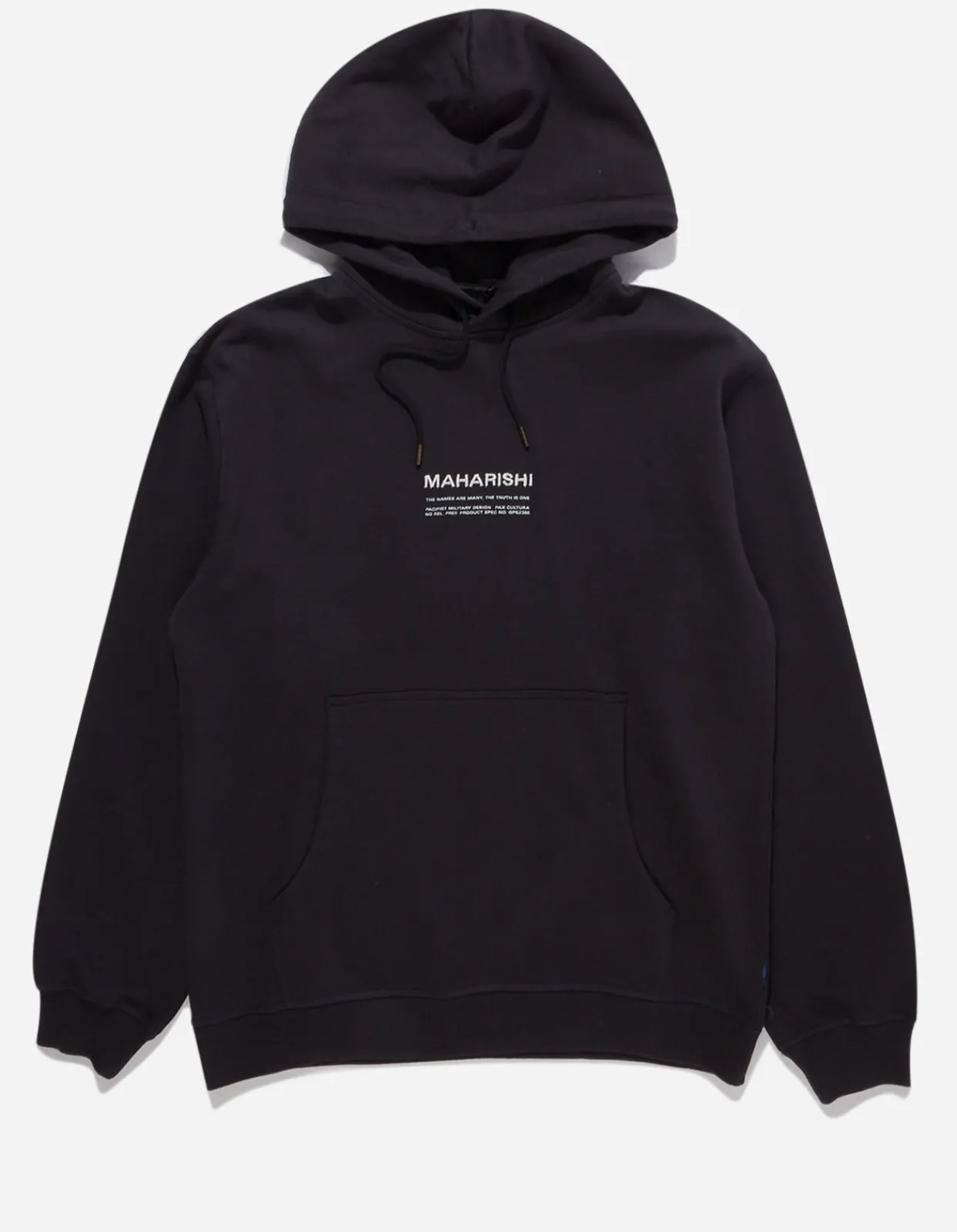 Hooded Sweats*Maharishi 7010 Miltype Embroidered Hooded Sweat · Organic Sweat 450 Navy