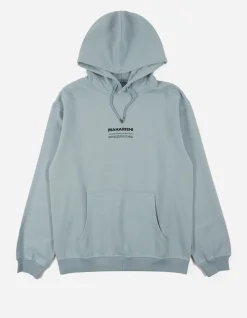 Hooded Sweats*Maharishi 7010 Miltype Embroidered Hooded Sweat · Organic Sweat 450 Ghost Blue