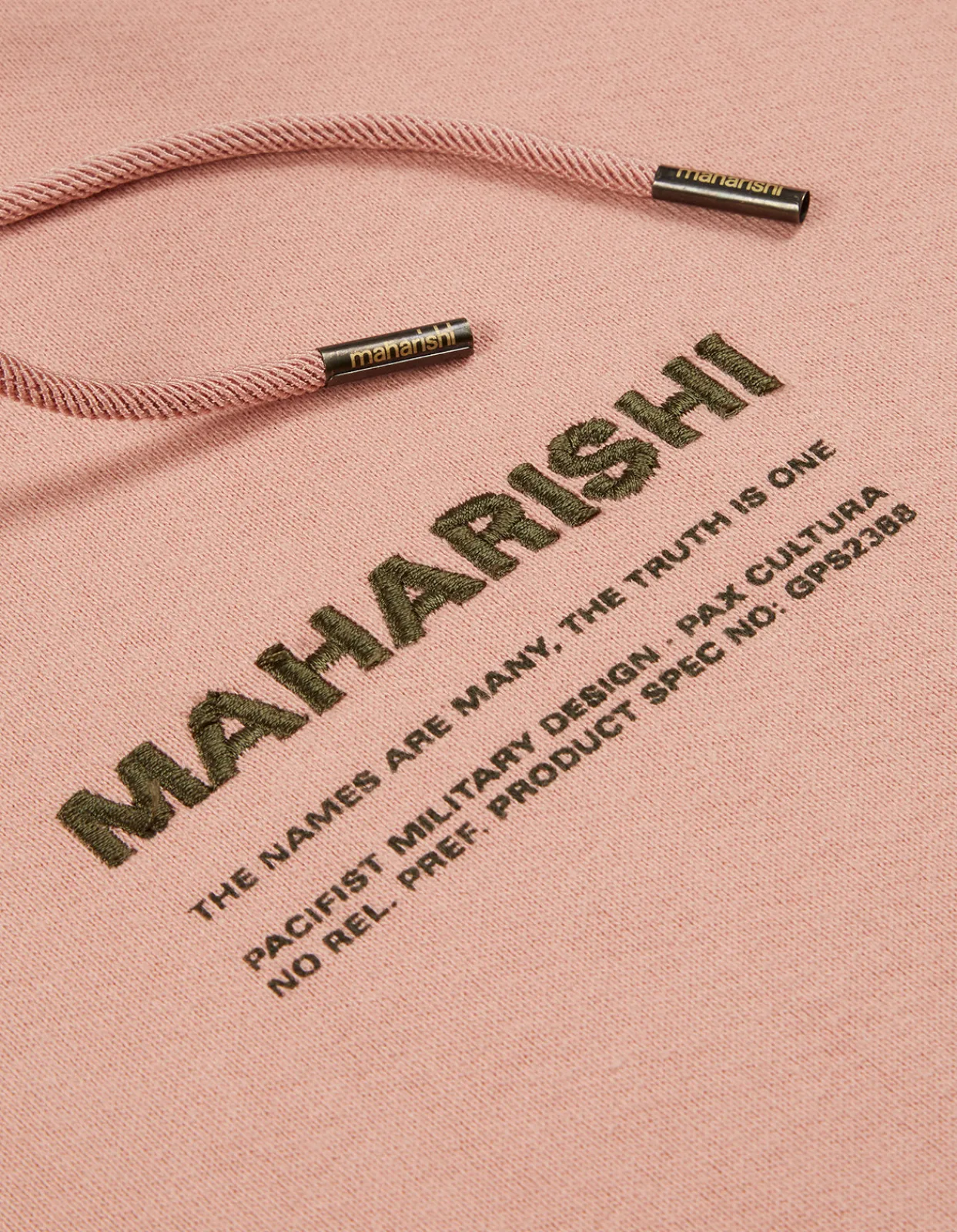 Hooded Sweats*Maharishi 7010 Miltype Embroidered Hooded Sweat · Organic Sweat 450 Pink Panther