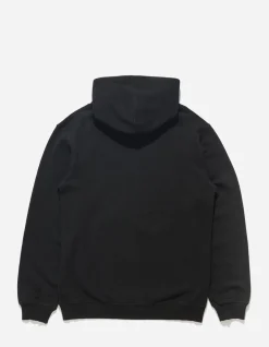 Hooded Sweats*Maharishi 7010 Miltype Embroidered Hooded Sweat · Organic Sweat 450 Black