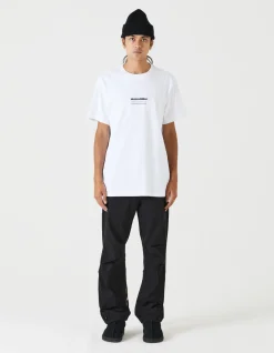 Short Sleeve T-Shirts*Maharishi 9912 Miltype Embroidered T-Shirt White