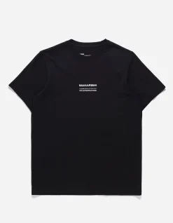 Short Sleeve T-Shirts*Maharishi 9912 Miltype Embroidered T-Shirt Black