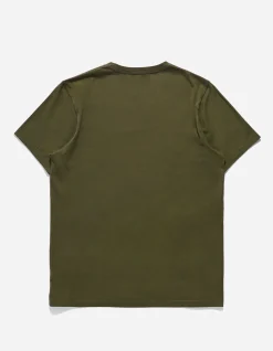 Short Sleeve T-Shirts*Maharishi 9912 Miltype Embroidered T-Shirt Olive Og-107F