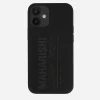 Lifestyle*Maharishi 9353 Miltype Iphone 12/12 Pro Case · Laser Etched Silicone Black