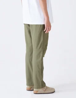 Utility Pants*Maharishi 7024 Miltype Organic Custom Pants Olive Og-107F