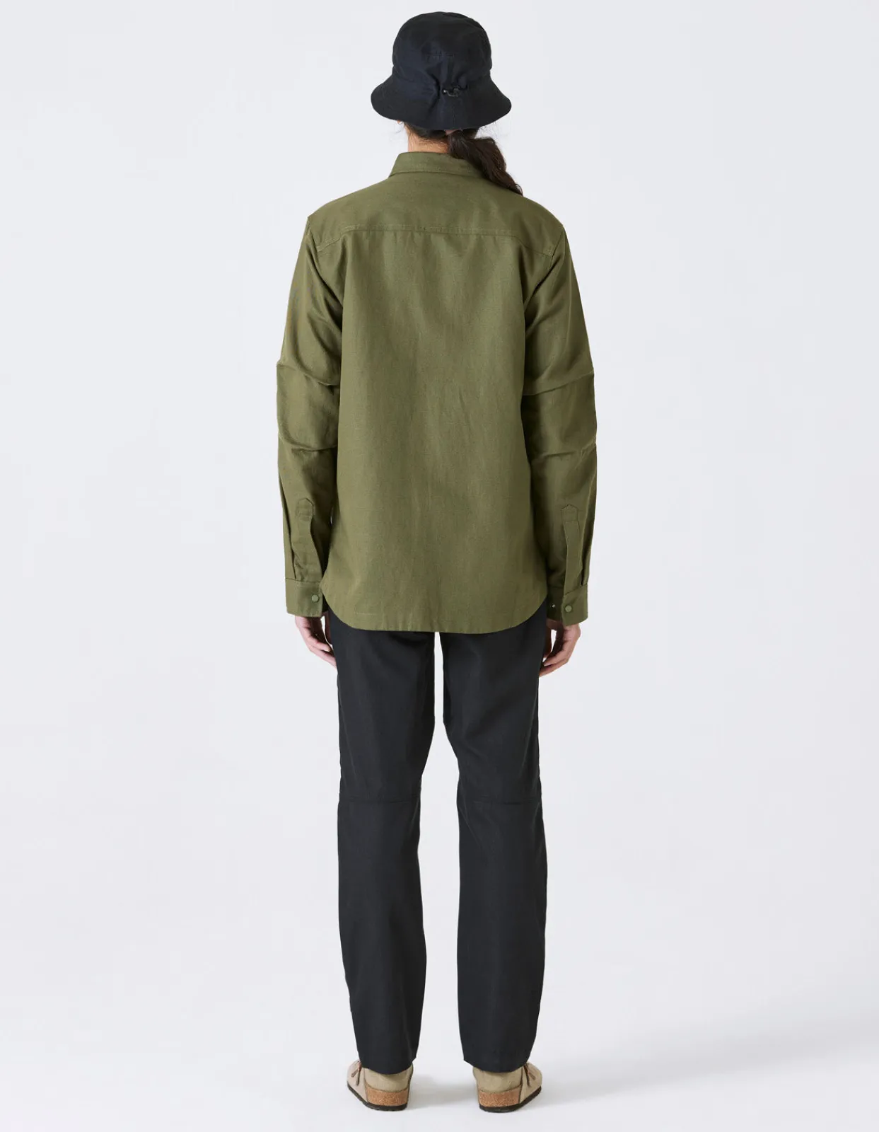 Shirts*Maharishi 7028 Miltype Organic Custom Shirt Mil Olive