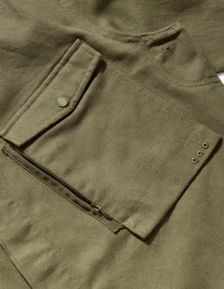 Shirts*Maharishi 7028 Miltype Organic Custom Shirt Mil Olive
