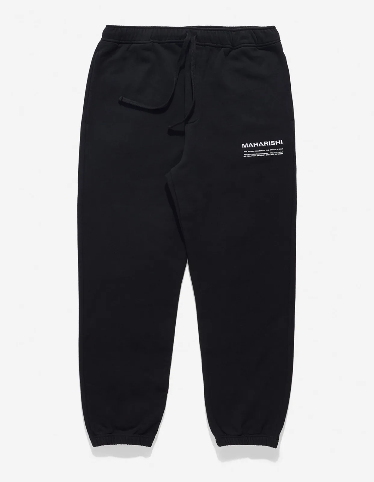 Sweatpants*Maharishi 9916 Miltype Sweatpants Black