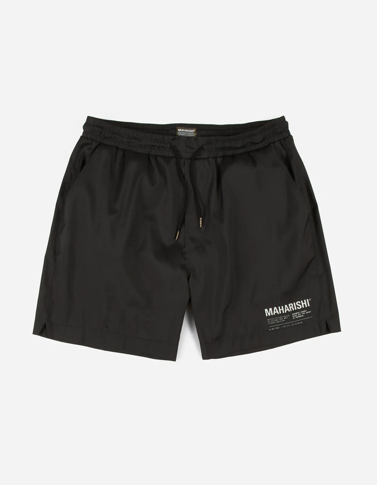 Swim Shorts*Maharishi 9323 Miltype Swim Shorts · Newlife Recycled Poly Black Blk-108F