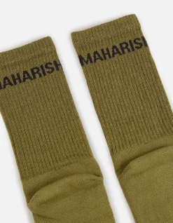 Lifestyle*Maharishi 9348 Miltype Tabi Sock · 3 Pack Black/Olive/White