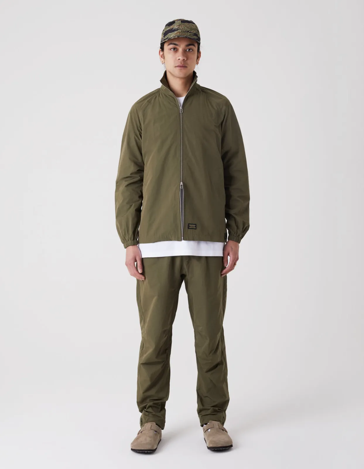 Track Pants*Maharishi 8007 Miltype Track Pants Olive Og-107F