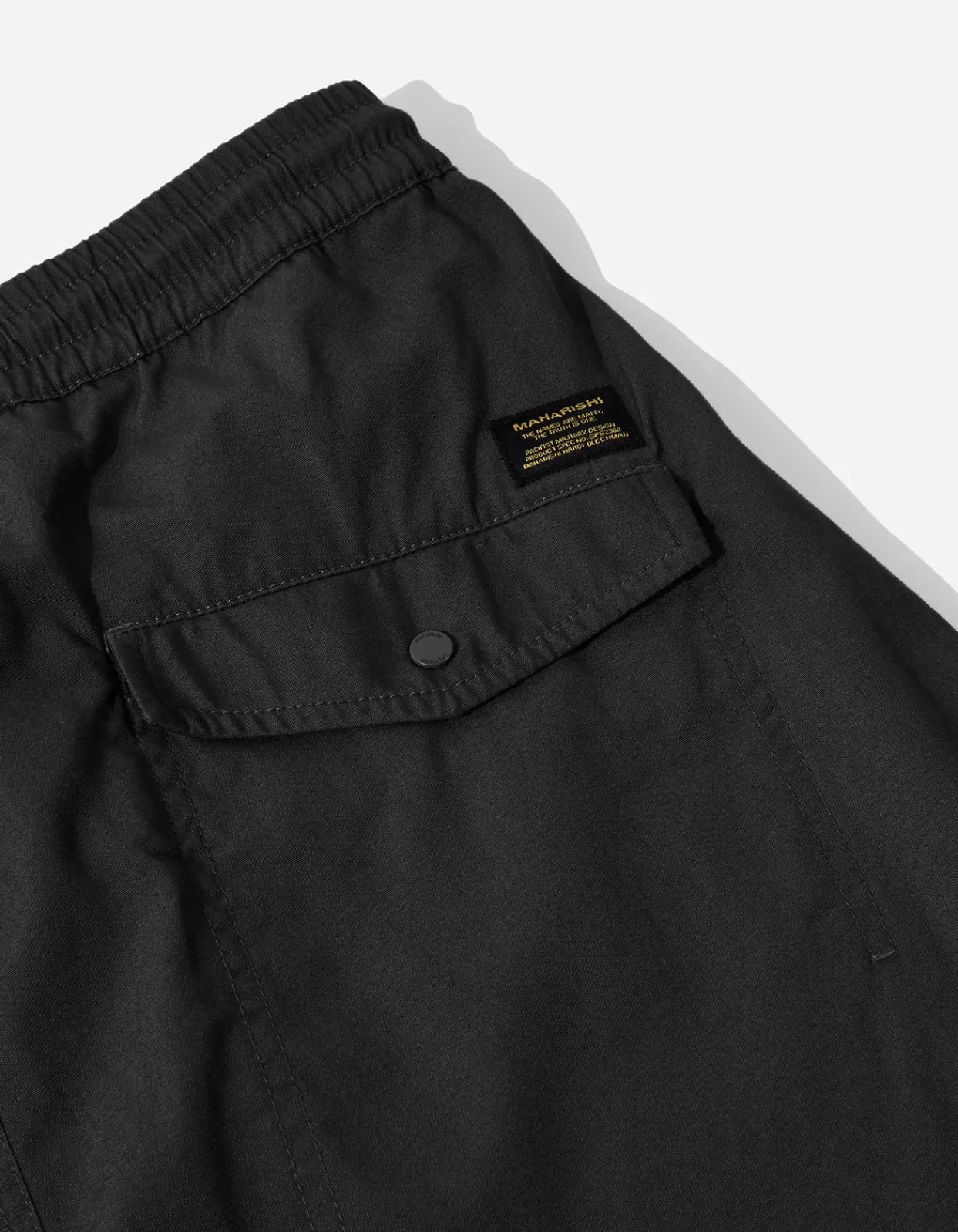 Track Pants*Maharishi 8007 Miltype Track Pants Black