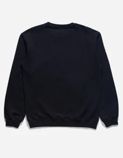 Crew Sweats*Maharishi 1005 Paper-Cut Rabbit Crew Sweat Black