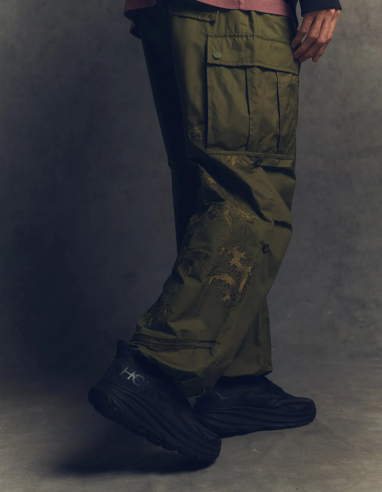 Cargo Pants*Maharishi 4504 Peace Cargo Snopants® Loose Fit Olive Og-107F