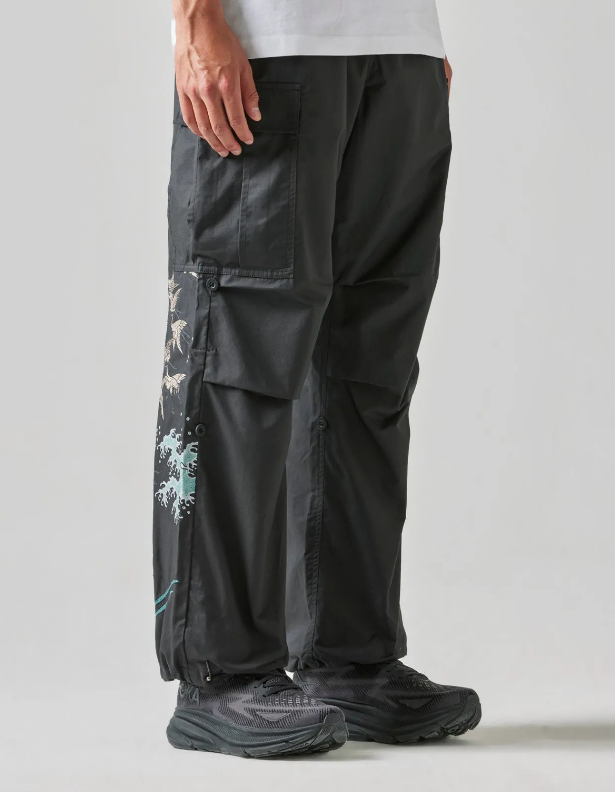 Cargo Pants*Maharishi 4504 Peace Cargo Snopants® Loose Fit Black