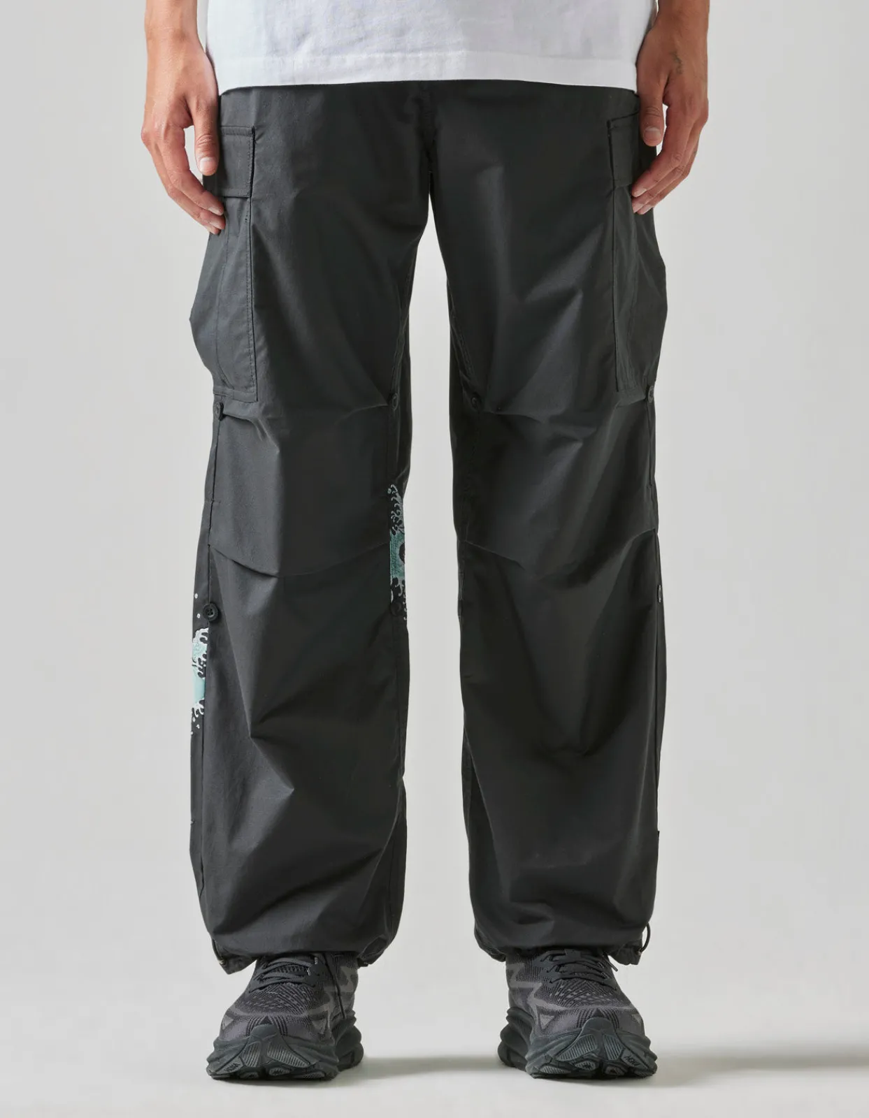 Cargo Pants*Maharishi 4504 Peace Cargo Snopants® Loose Fit Black