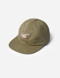 Hats And Scarves*Maharishi 1107 Peace Crane 6 Panel Cap Olive