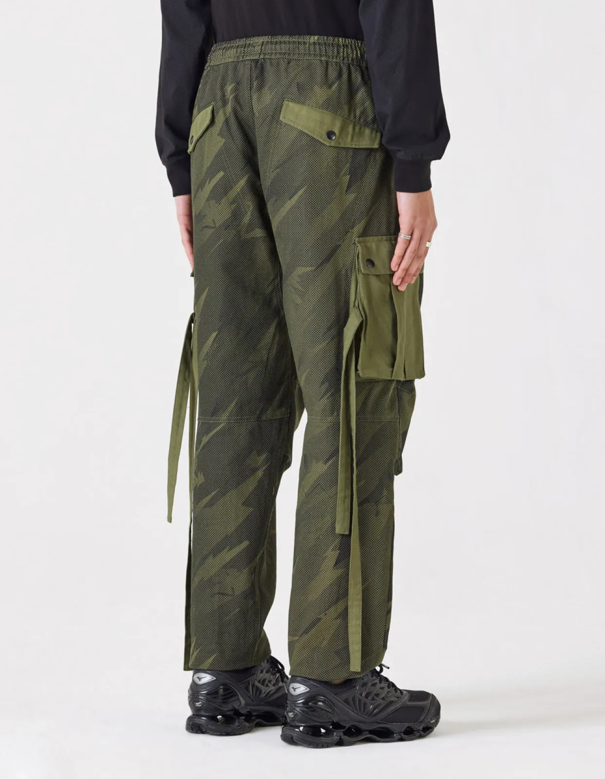 Track Pants*Maharishi 4131 Pointillist Camo Cargo Track Pants Jungle