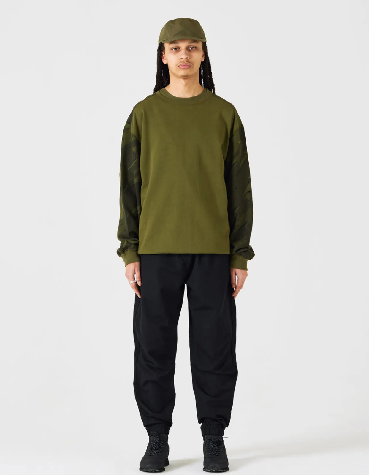 Crew Sweats*Maharishi 4130 Pointillist Camo Crew Sweat Jungle