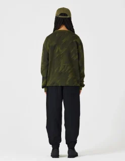 Crew Sweats*Maharishi 4130 Pointillist Camo Crew Sweat Jungle