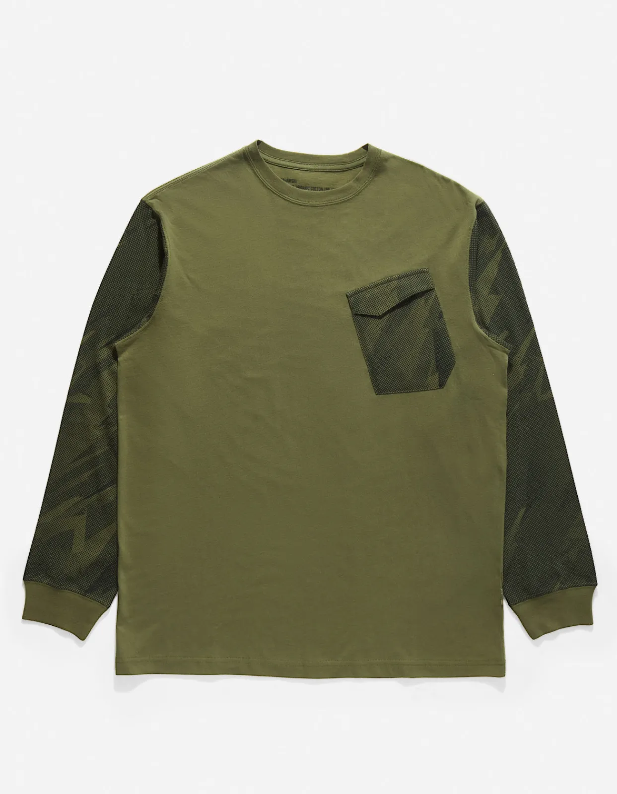 Long Sleeve T-Shirts*Maharishi 4132 Pointillist Camo L/S T-Shirt Jungle