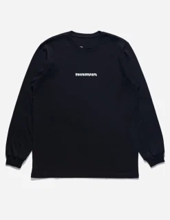 Long Sleeve T-Shirts*Maharishi 9905 Pointillist Maha L/S T-Shirt Black