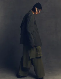 Jackets*Maharishi 4525 Polaris Kimono Blazer Charcoal