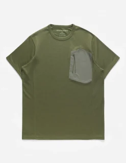 Short Sleeve T-Shirts*Maharishi 4251 Polartec Dry® Travel T-Shirt Olive