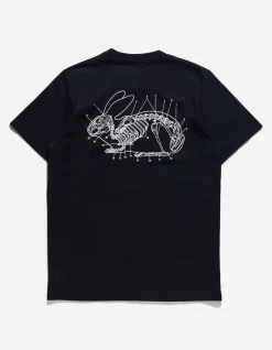 Short Sleeve T-Shirts*Maharishi 1006 Rabbit Bones T-Shirt Black