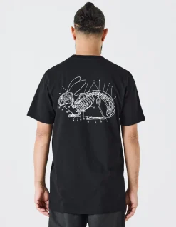 Short Sleeve T-Shirts*Maharishi 1006 Rabbit Bones T-Shirt Black