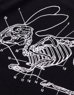 Short Sleeve T-Shirts*Maharishi 1006 Rabbit Bones T-Shirt Black