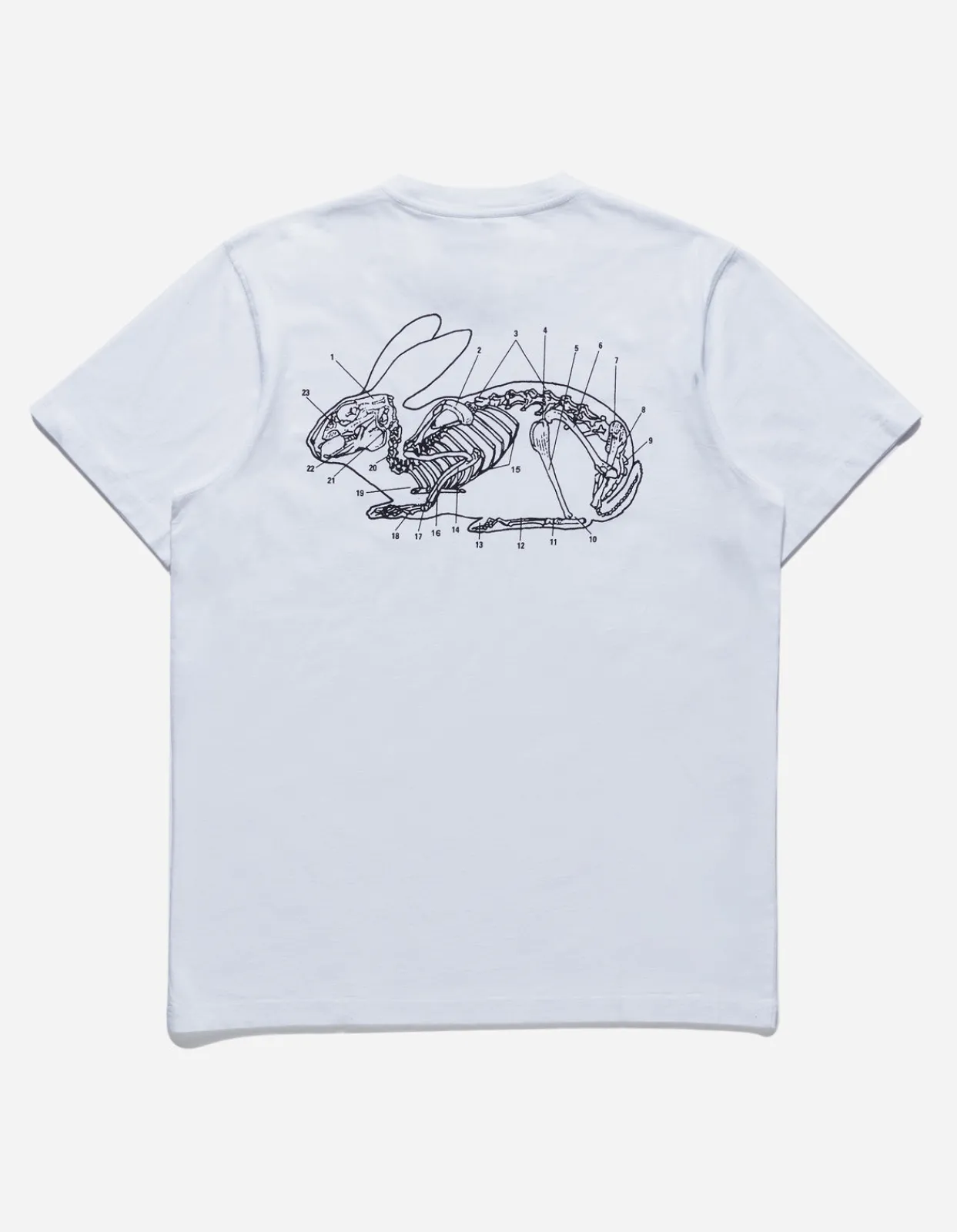 Short Sleeve T-Shirts*Maharishi 1006 Rabbit Bones T-Shirt White