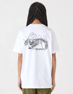 Short Sleeve T-Shirts*Maharishi 1006 Rabbit Bones T-Shirt White