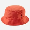 Hats And Scarves*Maharishi 4532 Reversible Bucket Hat Blaze Orange/Charcoal