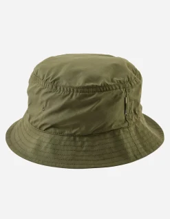 Hats And Scarves*Maharishi 4532 Reversible Bucket Hat Olive Og-107F/Black
