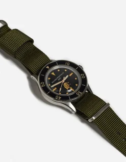 Lifestyle*Maharishi 9372 Riverine Diver Watch Case · Aged Dial Steel