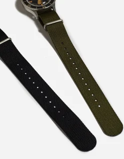 Lifestyle*Maharishi 9372 Riverine Diver Watch Case · Aged Dial Steel