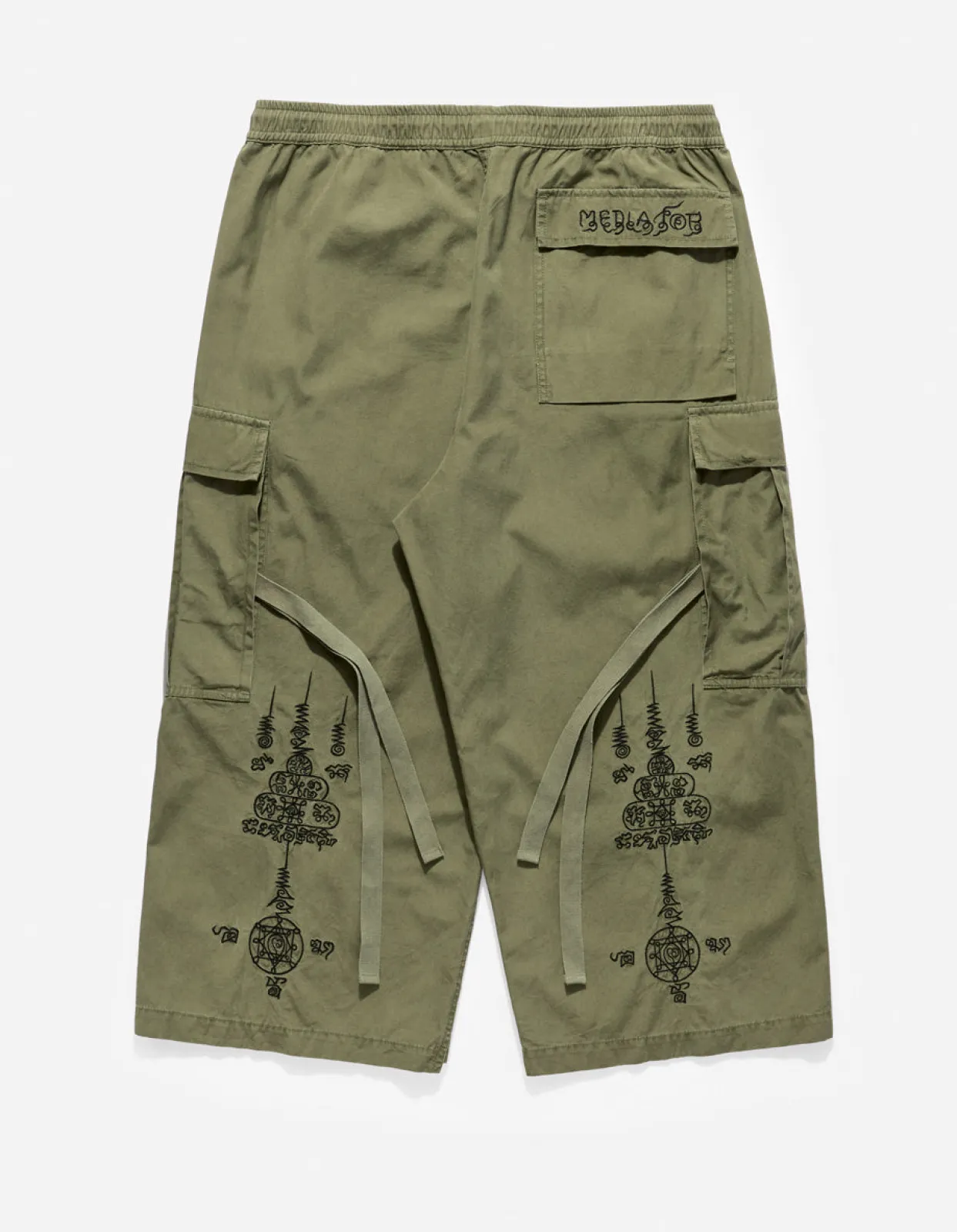 Cargo Pants*Maharishi 4295 Sak Yant Cargo Hakama Pants Olive Og-107F