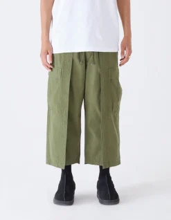 Cargo Pants*Maharishi 4295 Sak Yant Cargo Hakama Pants Olive Og-107F