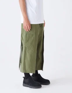 Cargo Pants*Maharishi 4295 Sak Yant Cargo Hakama Pants Olive Og-107F