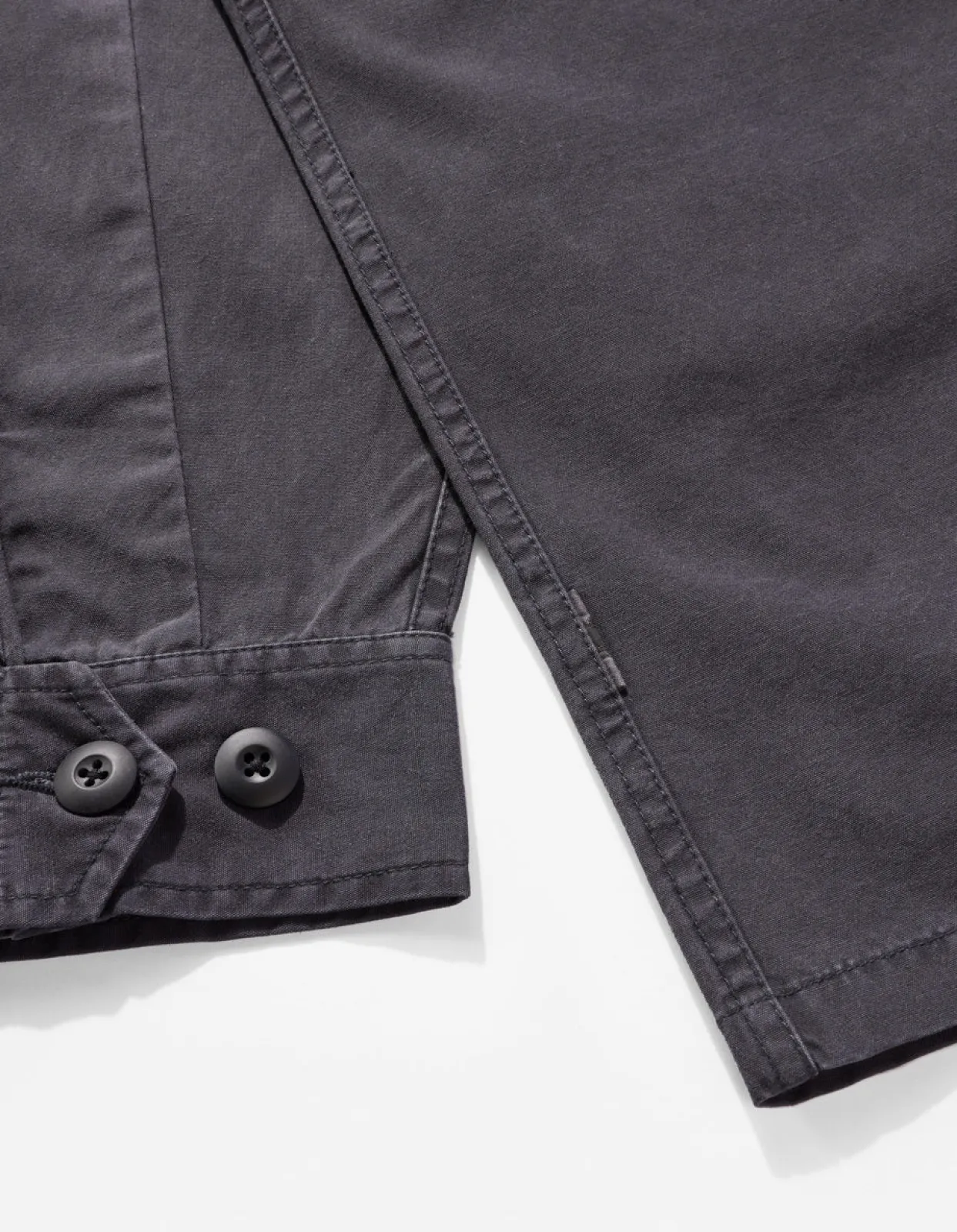Shirts*Maharishi 4279 Sak Yant Embroidered Jungle Overshirt Black Blk-108F