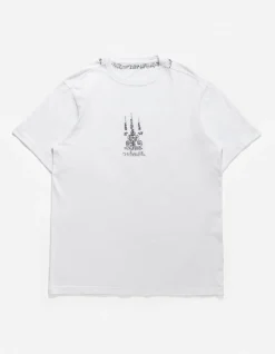 Short Sleeve T-Shirts*Maharishi 4285 Sak Yant Embroidered Organic T-Shirt White