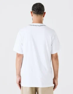 Short Sleeve T-Shirts*Maharishi 4285 Sak Yant Embroidered Organic T-Shirt White