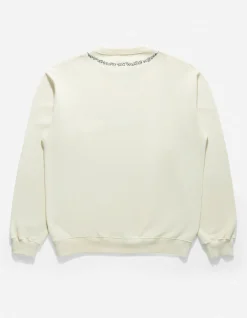 Crew Sweats*Maharishi 4281 Sak Yant Embroidered Organic Crew Sweat Ecru