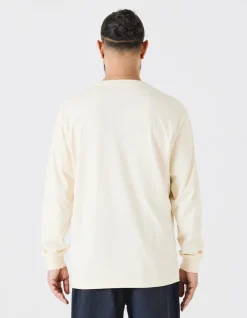 Long Sleeve T-Shirts*Maharishi 4284 Sak Yant Tiger Embroidered L/S T-Shirt Ecru