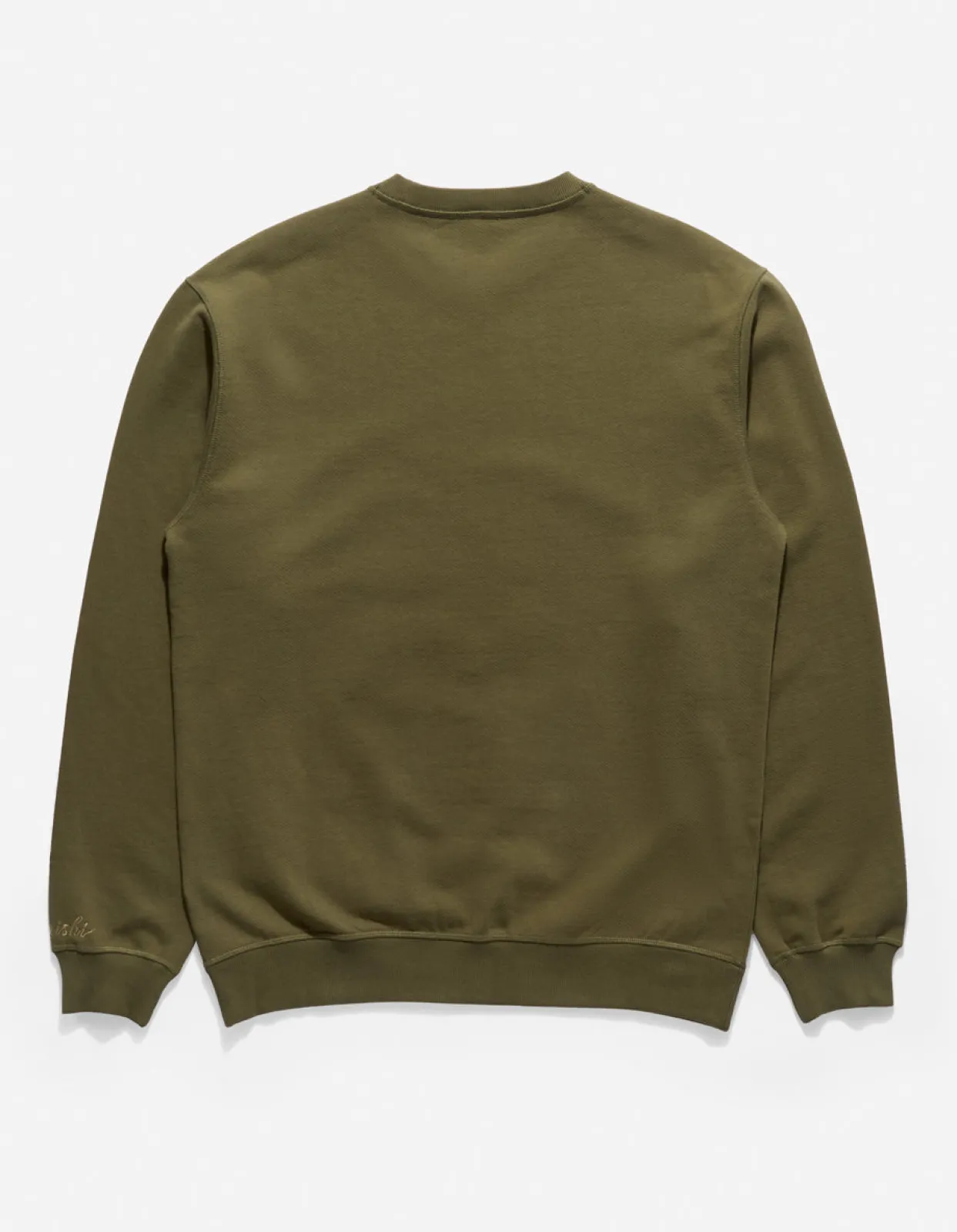 Crew Sweats*Maharishi 4242 Samurai Vs. Dragon Embroidered Crew Sweat Olive/Tonal