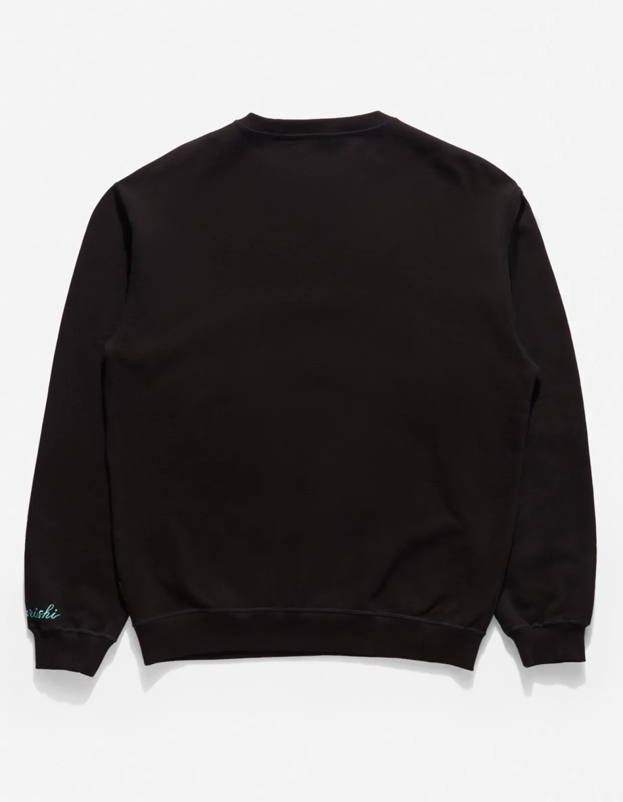 Crew Sweats*Maharishi 4242 Samurai Vs. Dragon Embroidered Crew Sweat Black
