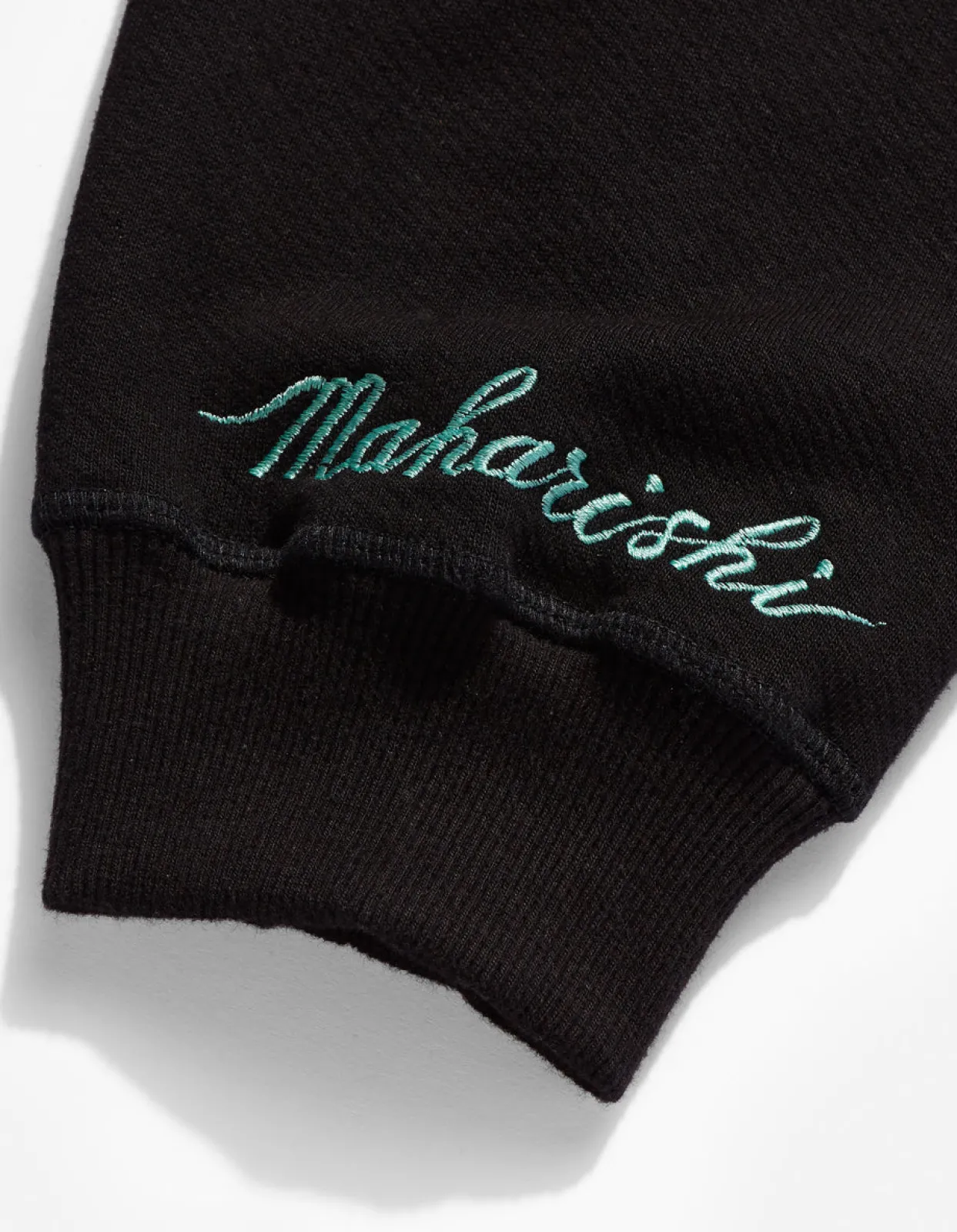 Crew Sweats*Maharishi 4242 Samurai Vs. Dragon Embroidered Crew Sweat Black